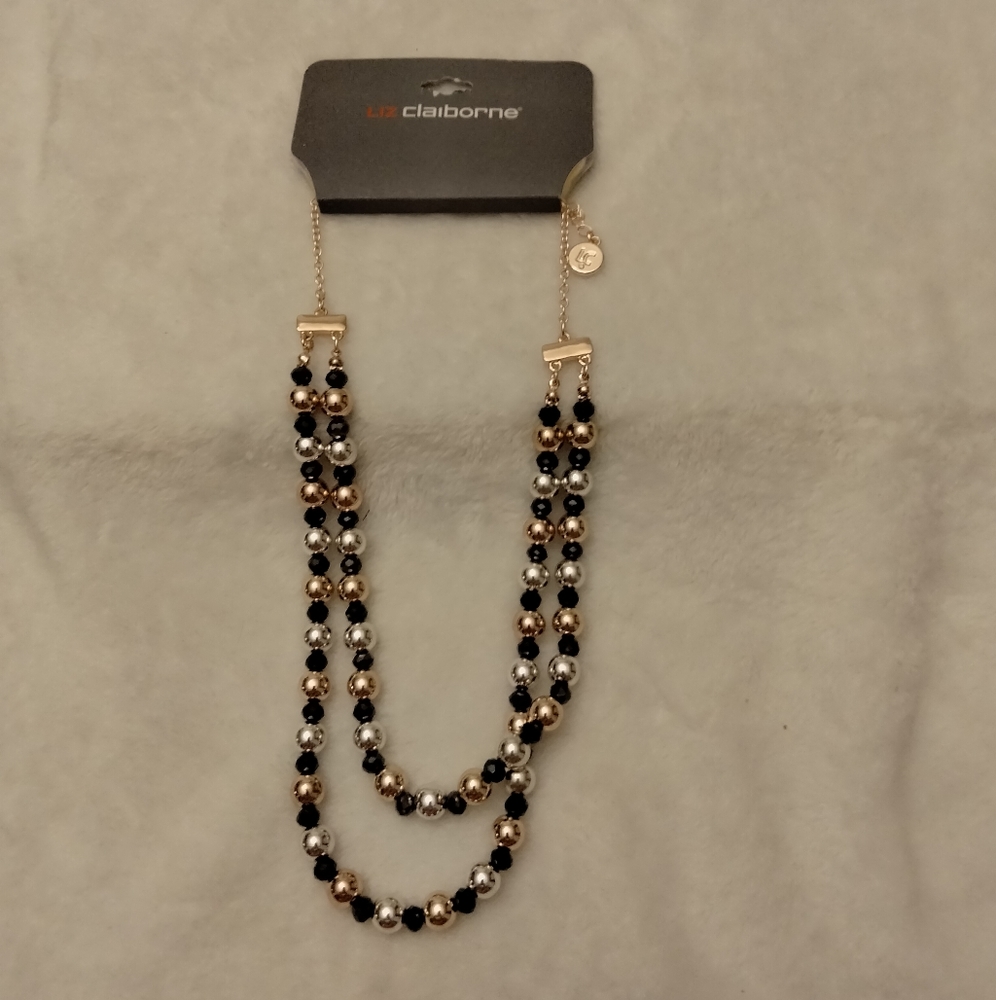 Liz Claiborne beaded necklace